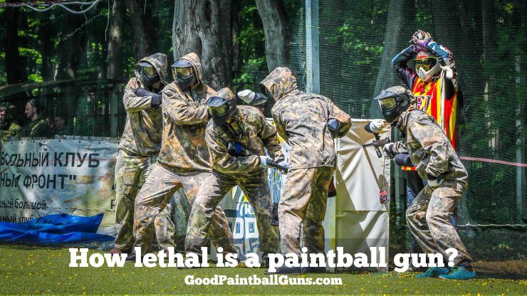 How lethal is a paintball gun?